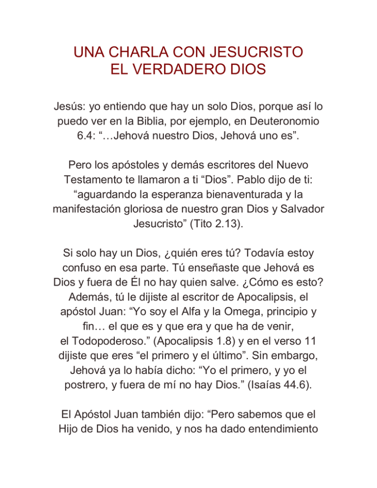 Doctrina Apostólica del Nombre de Jesús – Un Estudio Profundo