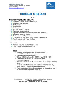 trujillo - chiclayo 4d 3n