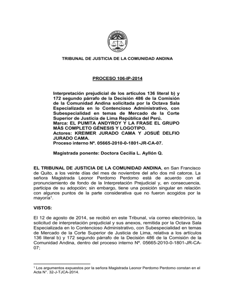 Proceso 106 ip 2014