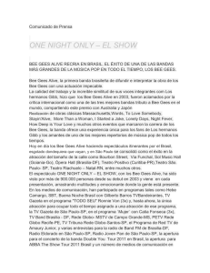 one night only – el show