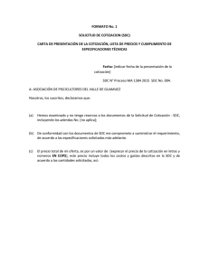 Anexo 1 SDC N° Proceso MA 1384 2015 SDC No. 004.