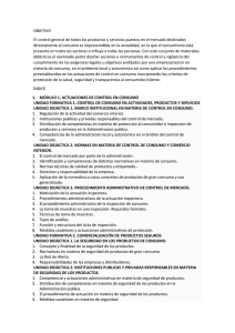 unidad didáctica 2. normas en materia de control de consumo y