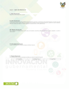 Carta de Proyecto - Reconocimiento a la Innovacion Gubernamental