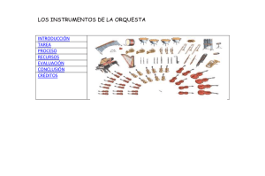 Webquest Instrumentos de la orquesta