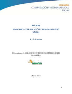 informe seminario responsabilidad social y comunicación