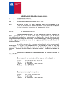memorandum técnico (p.inv.) n°194/2012