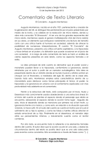 Comentario de texto El Concierto - WIKITES11-2013