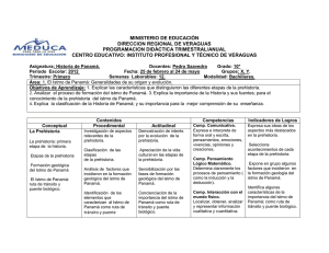 MINISTERIO DE EDUCACIÓN DIRECCION REGIONAL DE VERAGUAS PROGRAMACION DIDÁCTICA TRIMESTRAL/ANUAL