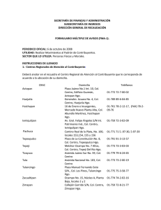 Instructivo FMA-1 Formato Múltiple de Avisos