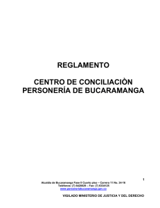 Reglamento - Personer&iacute;a de Bucaramanga