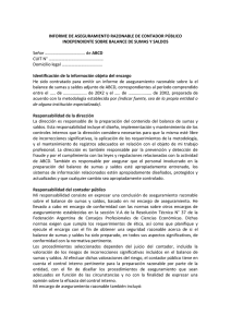 INFORME DE ASEGURAMIENTO - V.A.5.1