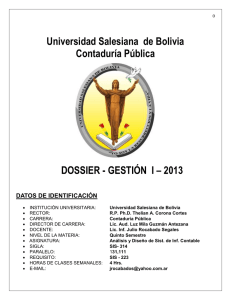 Software - Web docente - Universidad Salesiana de Bolivia