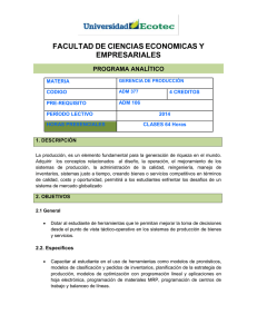FACULTAD DE CIENCIAS ECONOMICAS