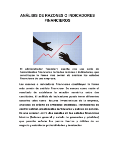 ANÁLISIS DE RAZONES O INDICADORES FINANCIEROS (67