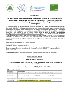 invitacion miniforo iberoeka_nicaragua oct 2014
