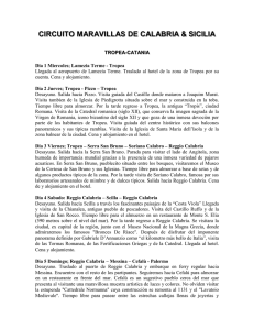 CIRCUITO MARAVILLAS DE CALABRIA &amp; SICILIA