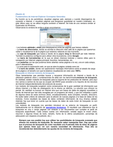 [Sesión 4] Fundamentos de Internet Explorer Conceptos Generales.