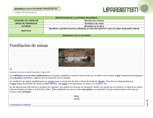 Ventilaci&oacute;n de minas