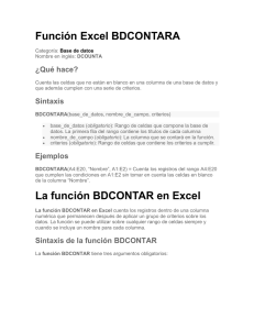 Función Excel BDCONTARA (68404)