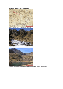 Pic de la Serrera (2913 metros) Mapa Alpina Zona La Serrera