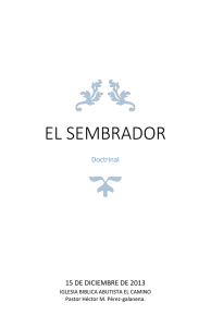 EL SEMBRADOR Doctrinal 15 DE DICIEMBRE DE 2013