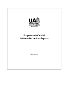 Programa de Calidad UA - Universidad de Antofagasta