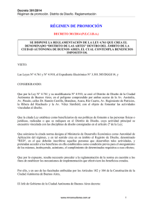Decreto 301 - 2014 - PECIBA - Regimen de