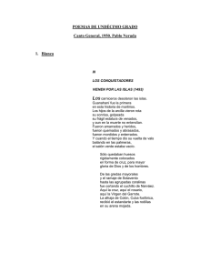 POEMAS DE UNDÉCIMO GRADO canto general Neruda