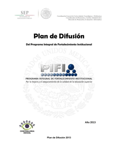3 Plan de Difusion - Universidad Politécnica de Pachuca