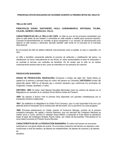 PRINCIPALES OFICIOS REALIZADOS EN COLOMBIA DURANTE