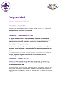 Corporalidad  Corporalidad - Trote matinal