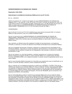 SUPERINTENDENCIA DE RIESGOS DEL TRABAJO Resolución