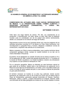 XX ASAMBLEA GENERAL DE DE MINISTROS Y AUTORIDADES MÁXIMAS