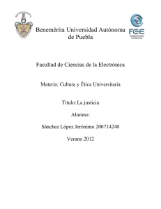 Benemérita Universidad Autónoma de Puebla  Facultad de Ciencias de la Electrónica