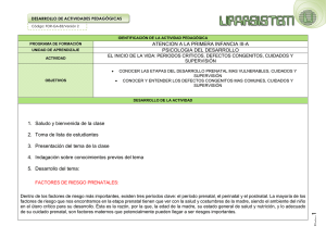 ATENCION A LA PRIMERA INFANCIA III-A PSICOLOGIA DEL DESARROLLO