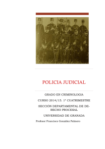 POLICIA JUDICIAL - Universidad de Granada