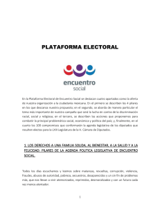 Plataforma Electoral