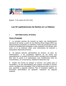 Las 52 capitulaciones de Santos en La Habana