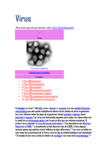 No todos los virus provocan enfermedades, ya que