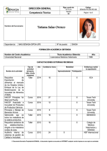 Tatiana Salas Orozco DIRECCIÓN GENERAL Competencia Técnica