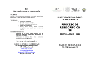 SII - Instituto Tecnológico de Agua Prieta