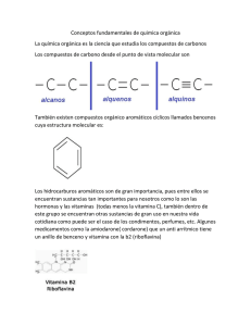Unidad 8 Conceptos fundamentales de quimica organica