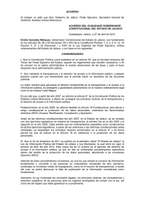 Reglamento de la Ley de Información Pública del Estado de Jalisco