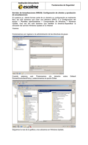 WSUS - Configuración Clientes