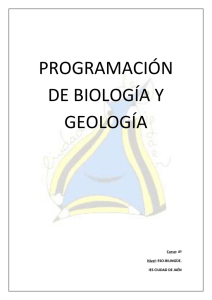 programación de biología y geología