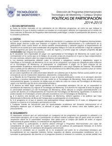 politicas 2014-2015s.. - Programas Internacionales