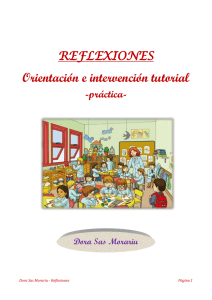 REFLEXIONES Orientación e intervención tutorial