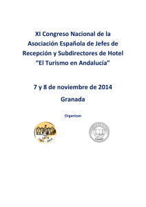 XI Congreso Nacional Asociacion Subdirectores de Hotel y