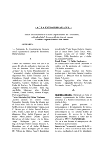 ACTA Nº1 – 09/01/14 - Junta Departamental de Tacuarembó