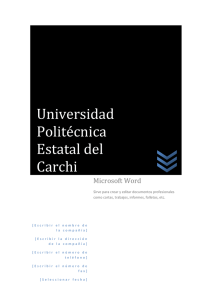 Universidad Politécnica Estatal del Carchi